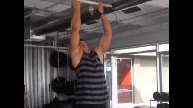 '1 Finger Pull-Ups Jeremy Scott Fitness Scottsdale Personal Trainer'