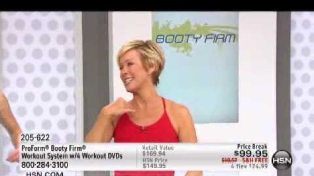 'Booty Firm Workout System with 4 Workout DVDs'
