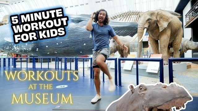 '5 Minute Workout for Kids | Mammals Gallery 2 | Natural History Museum'