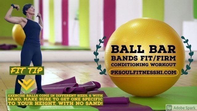 'Fit and Firm Exercise Conditioning Workouts Using Ball Bar Bands'