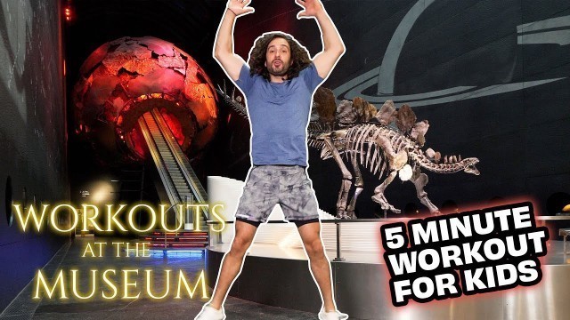 '5 Minute Workout for Kids | Earth Hall | Natural History Museum'