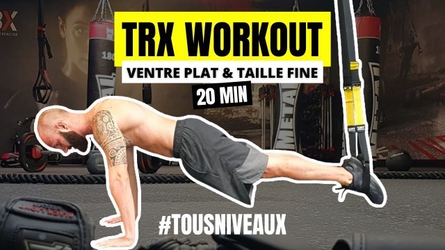'Séance TRX Abdos Ventre Plat et taille Fine  - Entraînement TRX complet - Arthur Hill Fitness'