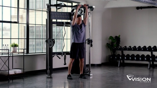 'Vision Functional Trainer-Standing Shoulder Press'