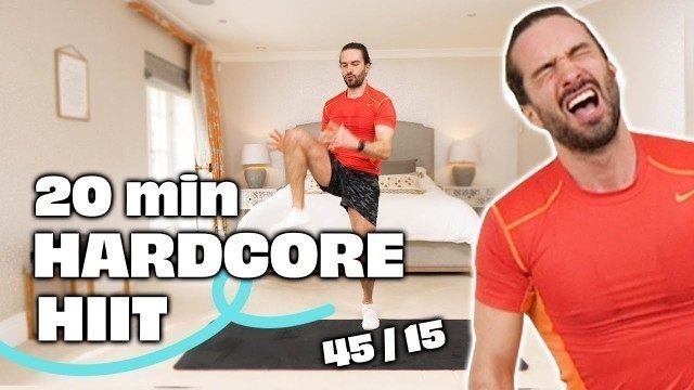 'NEW!! 20 Moves in 20 Minutes |  HARDCORE Workout | Full Body No Equipment | The Body Coach TV'
