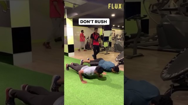 'Don’t Rush Challenge at Gym | Fitness | Don’t Rush | Flux Fitness'