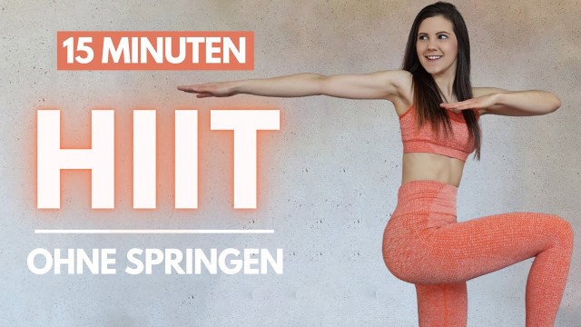 '15 MIN HIIT Workout OHNE Springen // für Anfänger geeignet, Nachbar-freundlich | Tina Halder'