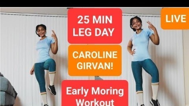 '5 Am Workout With Caroline Girvan #legday #fitness #fitnessathome #carolinegirvan'