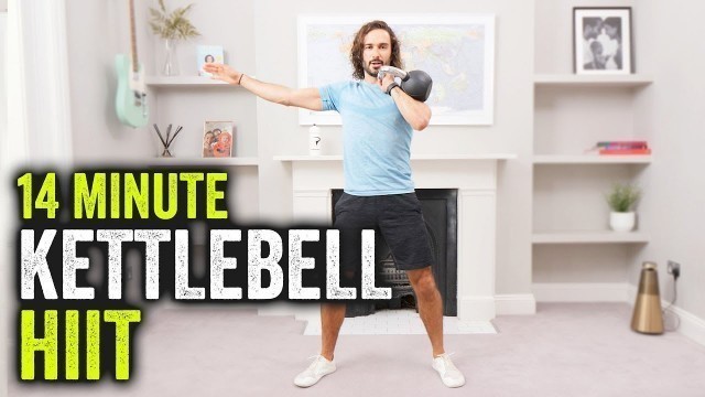 '14 Minute Intermediate Home Kettlebell Workout | The Body Coach TV'