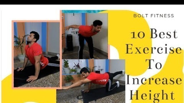 'Top 10 Height Increase Exercise | Bolt Fitness| Kashish Kochar'