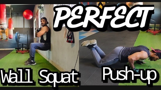 'Perfect Wall Squat and Pushups | RD Fitness Unlimited | Tamil'