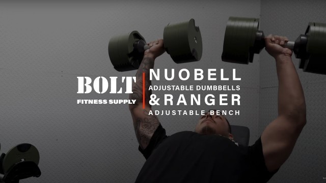 'Nuobell 5Lb-80lb Dumbells and Ranger adjustable Bench | Bolt Fitness Supply'