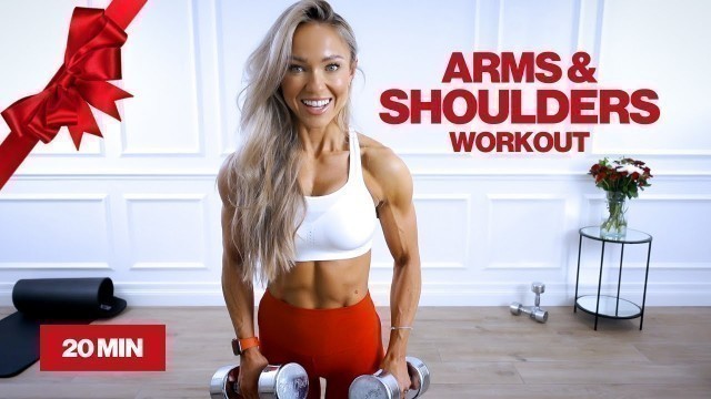 '20 Minute Arms and Shoulders Workout with Dumbbells | Caroline Girvan'