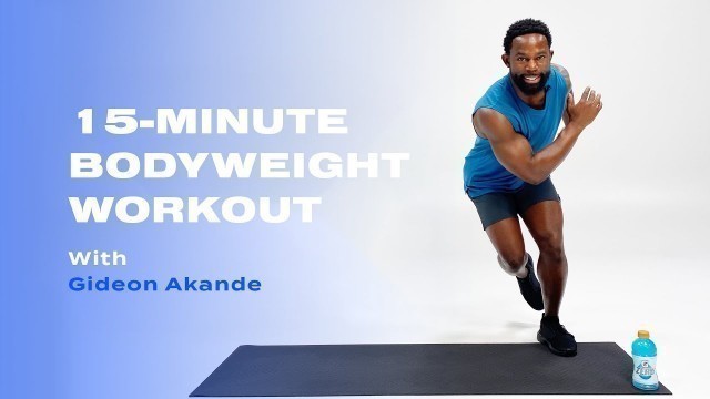 '15-Minute Intense Bodyweight Workout Inspired by Usain Bolt'