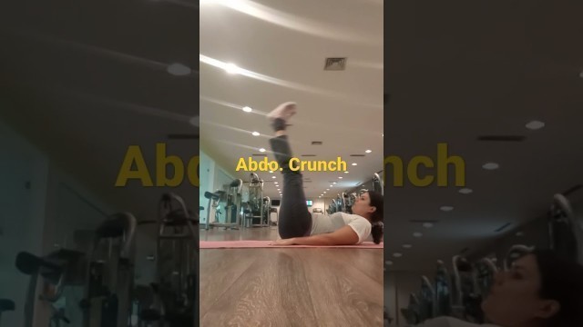'Abdos . Crunch #Gym#shorts #AbsWorkout  Ventre Plat'