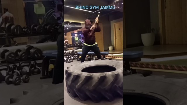 'Rhino gym JAMMU, workout session'