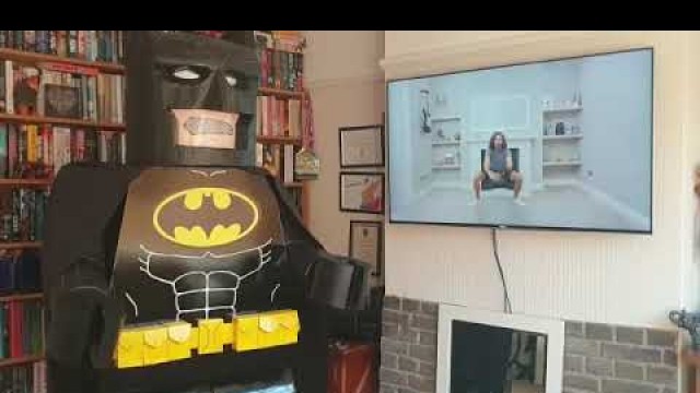 'Lego movie Batman Vs Joe Wicks fitness work'