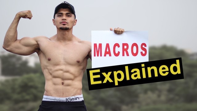 'Bodybuilding Diet Macronutrients In Hindi | Body Transformation Lesson 4'