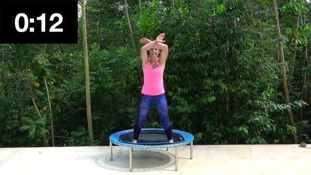 '12 Ways to Spice Up A Jumping Jack on a Bellicon Trampoline (Rebounder) in 12 fast & speedy minutes!'