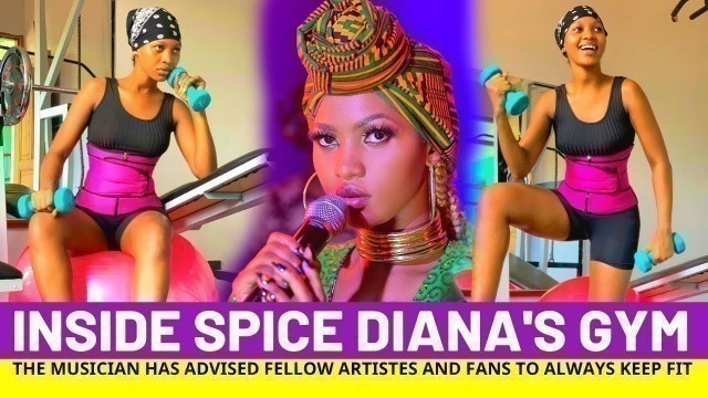 'Inside Spice Dianas Gym At Her Expensive Mansion'