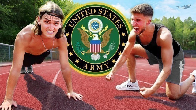 'Germans Try To Beat The US Army Fitness Test'