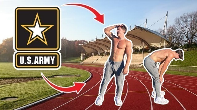 'TEEN BODYBUILDER TRIES THE ARMY FITNESS TEST CHALLENGE'