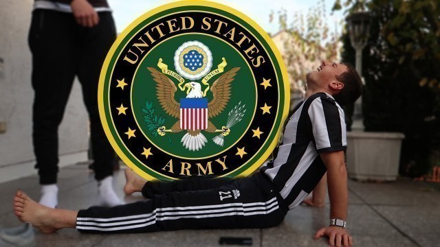 'Ich teste den US Army Fitness Test ohne Vorbereitung!!! challenged BROWNEY'