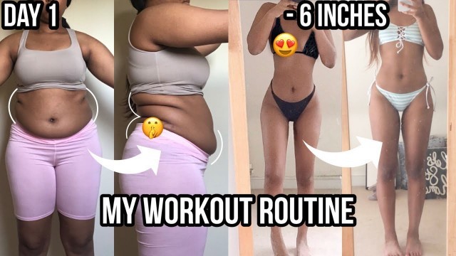 'My Workout routine to lose 28 pound weight loss in 35 days'