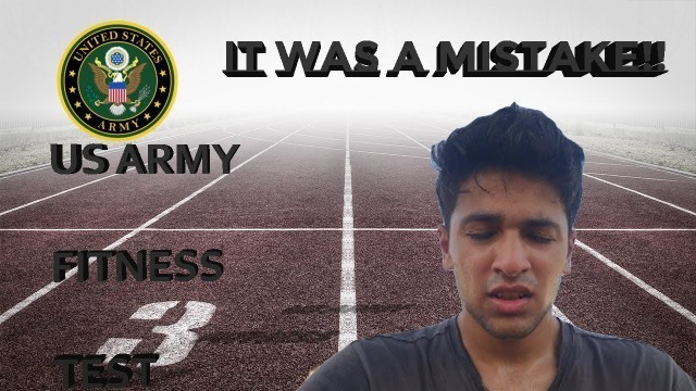 'I tried US Army Fitness Test without practice |How does an average guy performs in army fitness test'