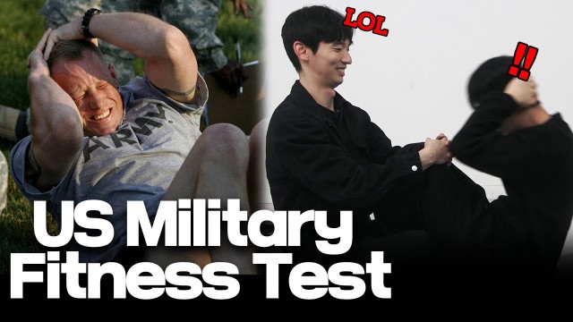 'Korean Soldiers Try US Military Fitness Test FOR THE FIRST TIME'