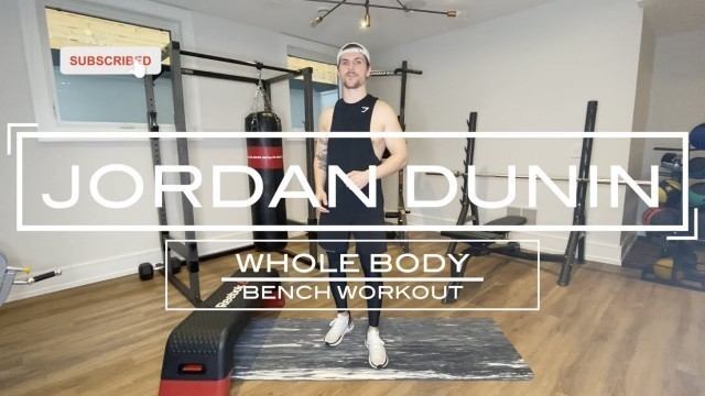 'ADDING A BENCH TO SPICE UP YOUR BORING AT HOME WORKOUT! | 10 MIN'