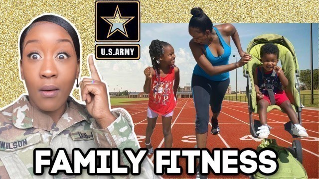'Getting Army Fitness Test ready with KIDS (VLOG)| How to get in shape for Army Basic Training'