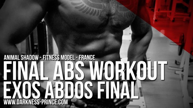 'ANIMAL SHADOW FITNESS MODEL - ABS WORKOUT'