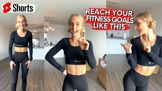 'Simple but important tips to reach your fitness goals (in 14 seconds)'