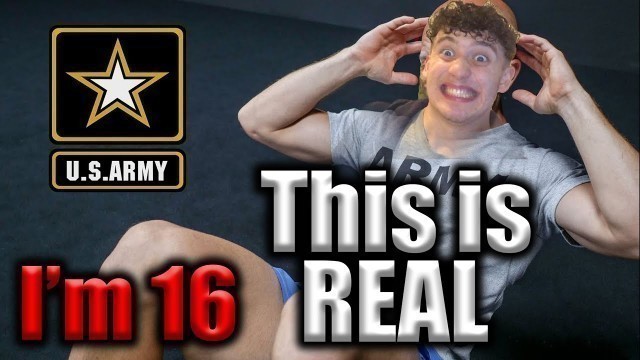 '16yr old tries The US Army Fitness Test without practice'