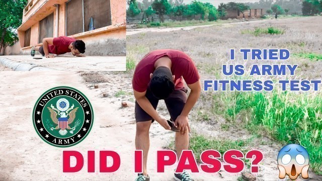 'I Did US Army fitness test || Hunny Soni'