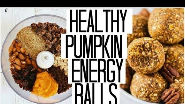 '10 Minute HEALTHY Pumpkin Spice Energy Balls | Fitness Vlog'