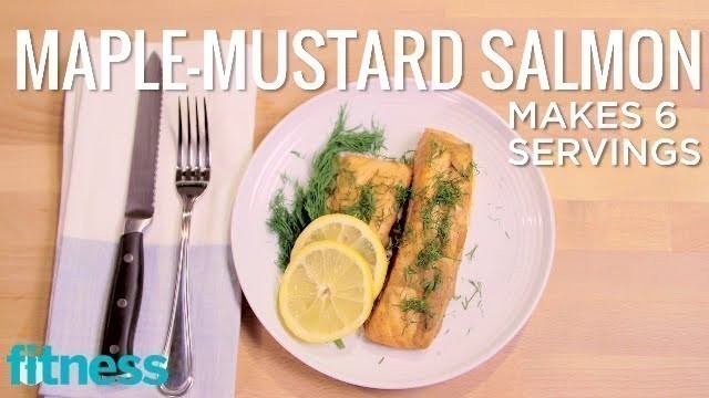 'Maple-Mustard Salmon | Spice it Up | Fitness'