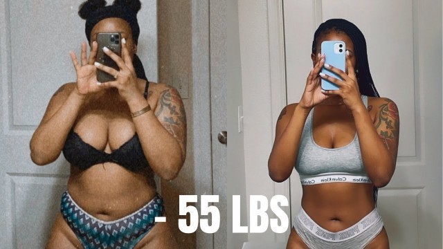 'FITNESS JOURNEY || HOW I LOST 55 LBS IN 4 MONTHS'