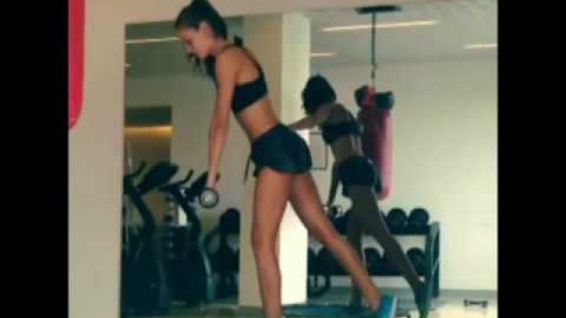 'IZABEL GOULART - Beautiful Top Model: Exercises and Workouts @ Brazil'