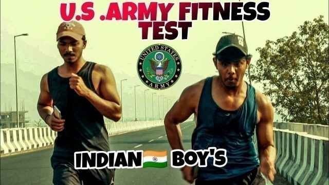 'Indian boy\'s.  Try U.S. Army fitness test challenge (without any practice)'