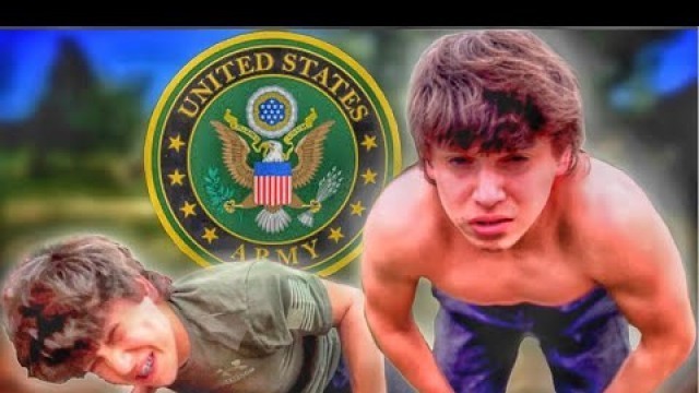 '14 year old weightlifter tries the US Army Fitness Test without practice'