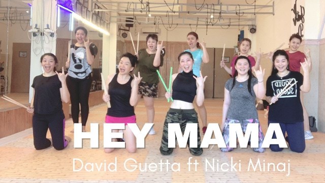 'Hey Mama David Guetta ft. Nicki Minaj | Poundfit | Stick Drumming Workout | Dance Fitness With Linda'