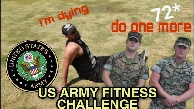 'US Army Fitness Challenge | bodybuilders try the US Army Fitness Test'