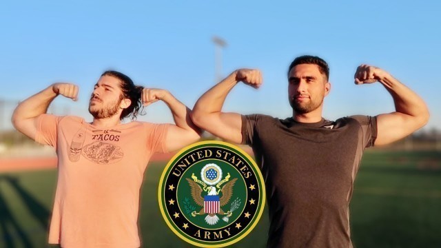 'Bodybuilders Attempt US Army Fitness Test'