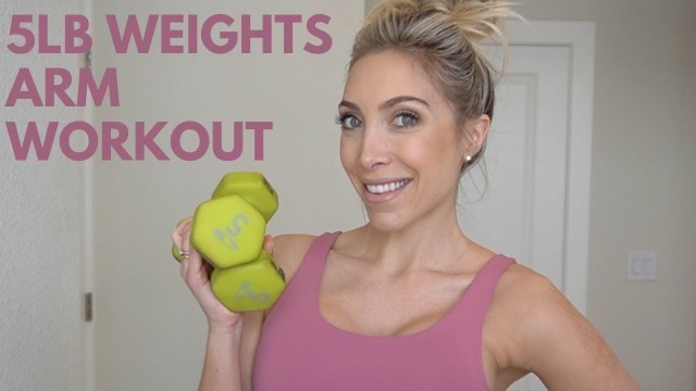 '5LB WEIGHTS/ARM WORKOUT- 10 minutes at home workout'