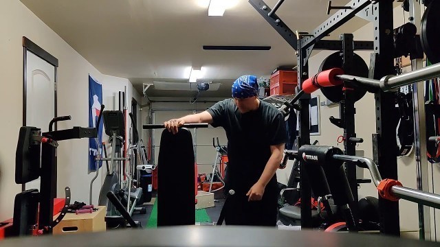 'Titan Fitness Seated Dip Machine to OVERHEAD TRICEP EXTENSION: Demo'