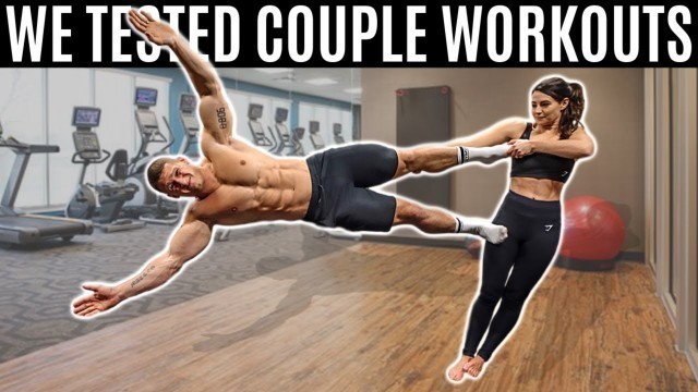 'We tested viral COUPLES WORKOUTS... *partner home workout*'
