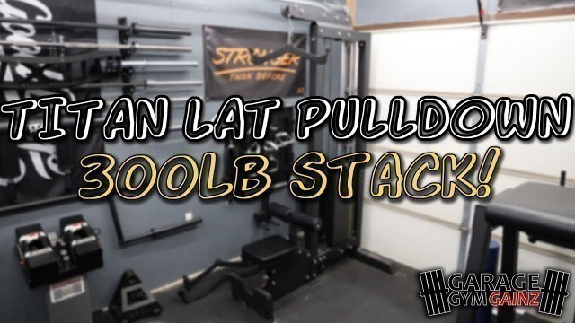 'Titan Fitness Lat Pulldown Tower Review'