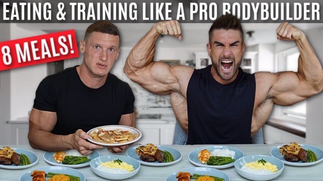 'Eating & Training like a PRO BODYBUILDER for 24 hours | ft. Ryan Terry'