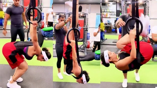 'Yeh Rishta Kya Kehlata Hai Sirat Aka Shivangi Joshi Hardcore Workout - Sweat It Out In Gym'